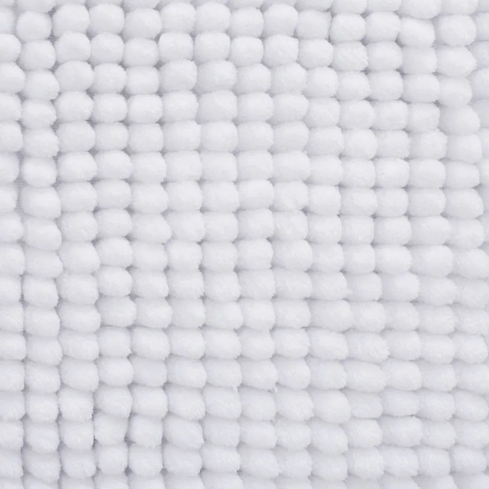 Biały dywanik łazienkowy 50x80 cm Bobble – Catherine Lansfield