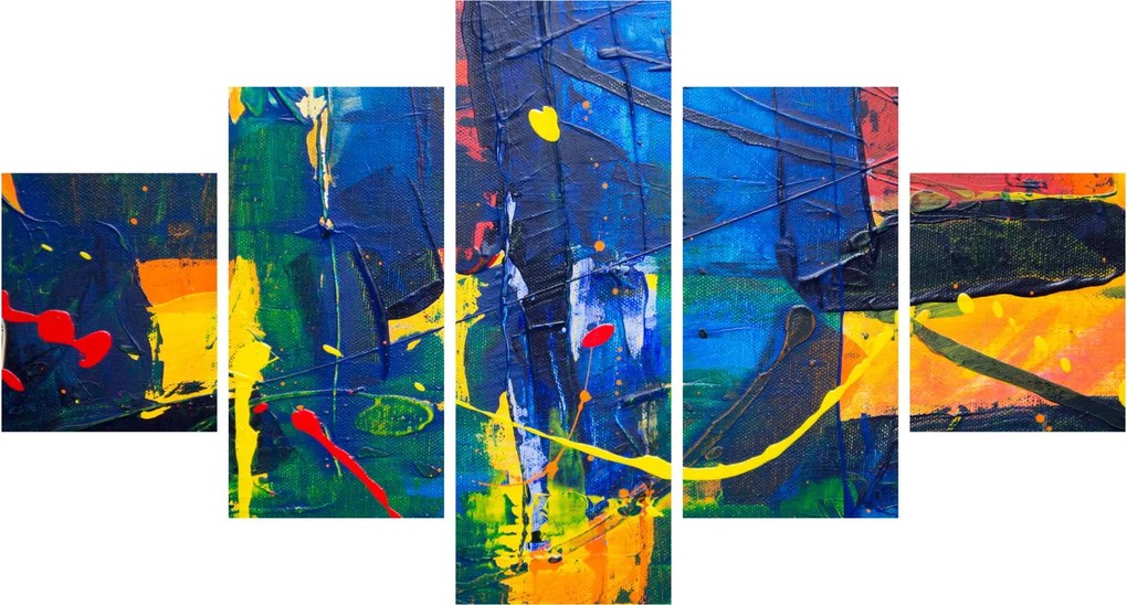 Obraz - Abstrakcja (125x70 cm)