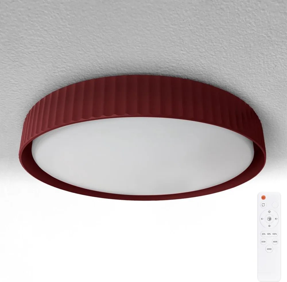 Brilagi-LED ściemnialna oprawa sufitowa LUCIA LED/60W/230V średnica 59 cm czerwona+z pilotem