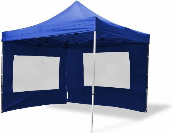 Pawilon ogrodowy Garth rozkładany 3 x 3 m - niebieski, 4 ściany