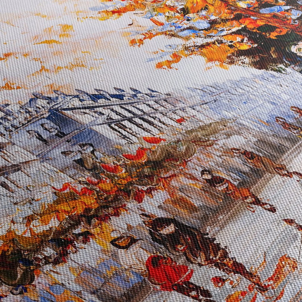Obraz - Życie w mieście (125x70 cm)