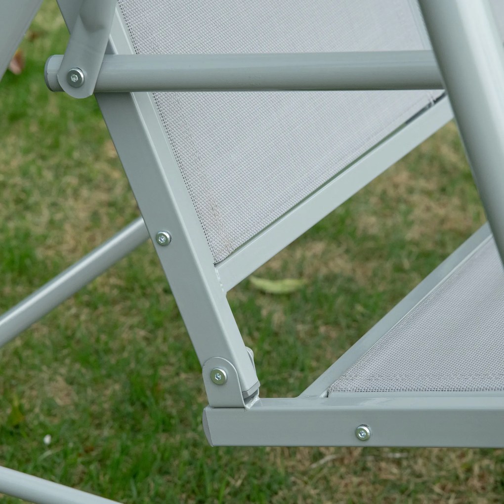 Outsunny huśtawka 3-osobowa z dachem 170 cm x 110 cm x 153 cm