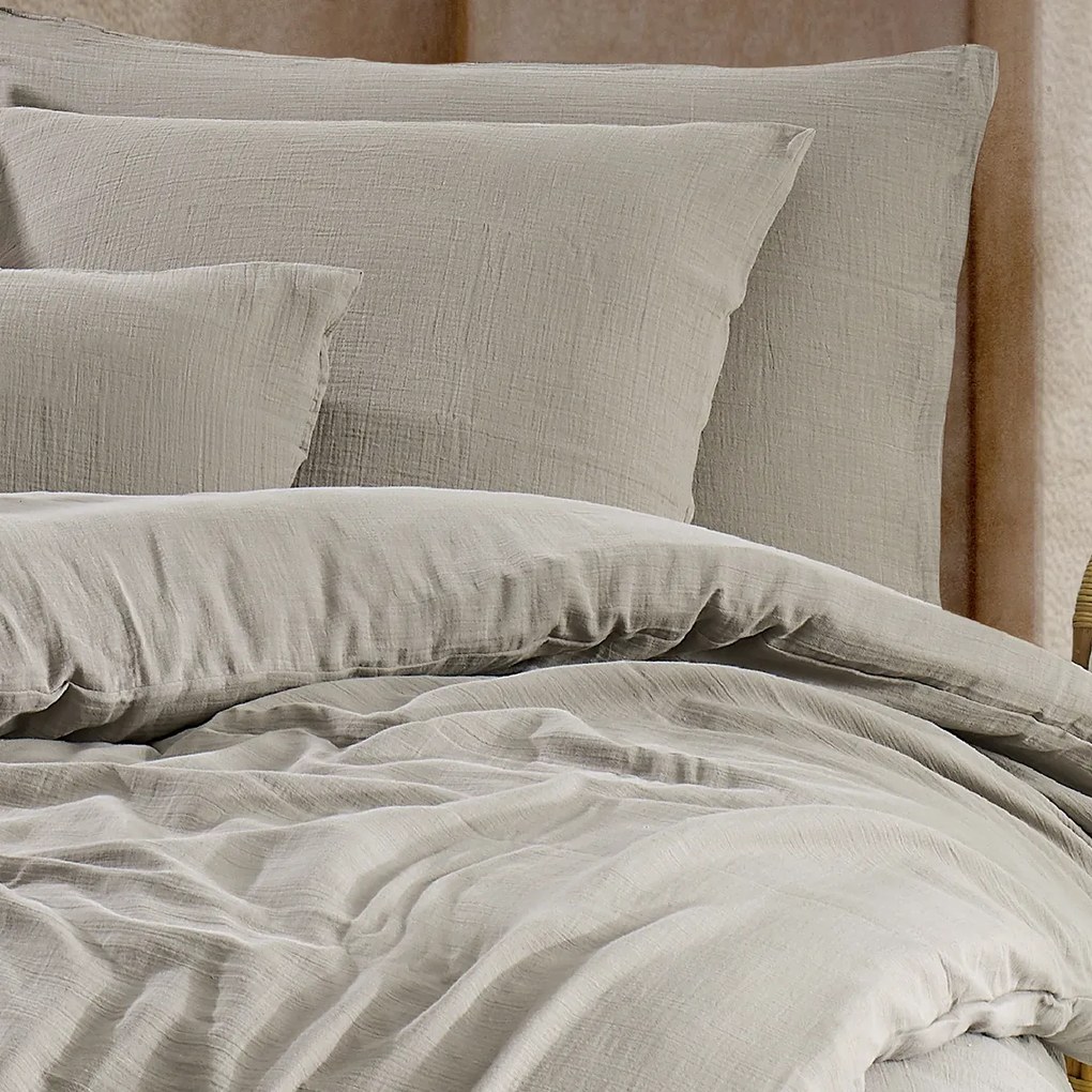 4Home Pościel muślinowa Sand, 220 x 200 cm, 2 szt. 70 x 90 cm