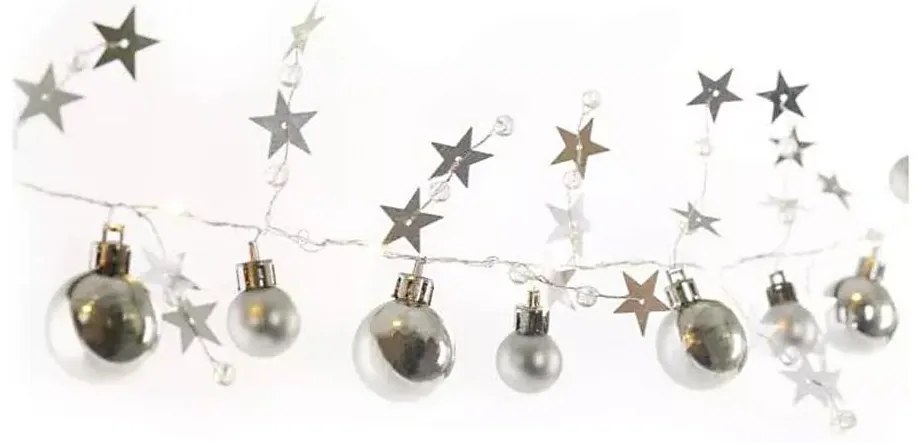 LED Łańcuch świąteczny 20xLED/2xAA 2,2 m ciepła biel