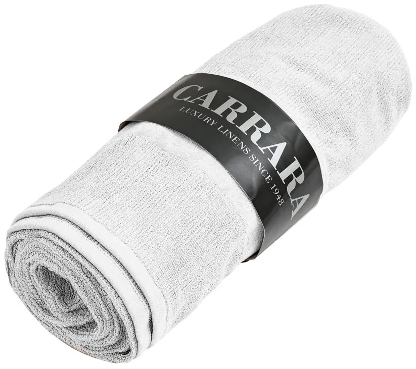 Zestaw ręczników CARRARA 1 szt. 60x100 cm i 1 szt. 40x55 cm 100% bawełna, biały