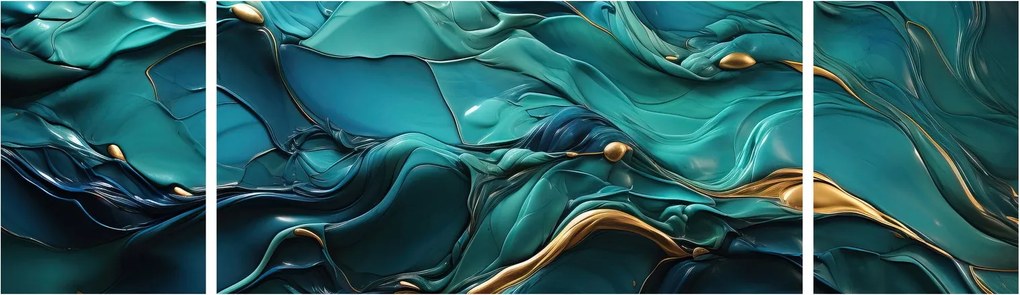 Obraz - Tekstury abstrakcyjne (170x50 cm)