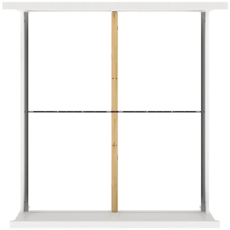 Białe łóżko dwuosobowe 160x200 cm Paris – Tvilum