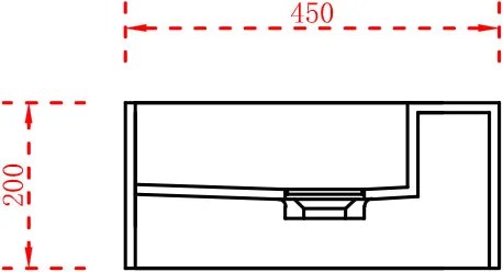 Umywalka ścienna podwójna TWG235