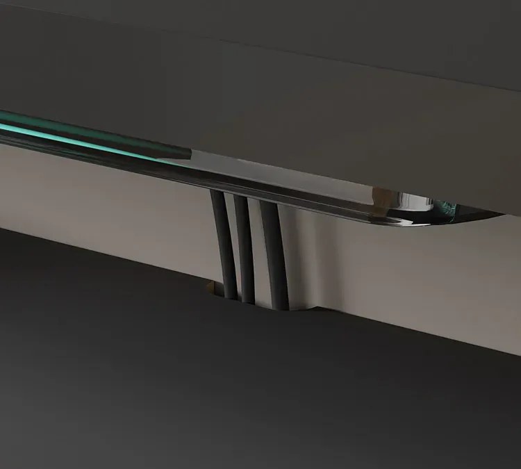 Czarna Wisząca Półka Pod Tv P6-H51