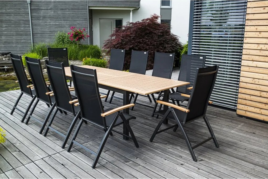 Doppler EXPERT WOOD stół ogrodowy antracyt