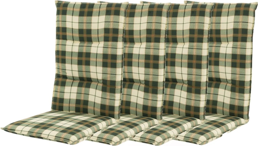 Doppler SPOT 129 - set 4 szt. poduszek na krzesło z wysokim oparciem