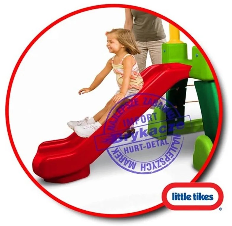 Plac zabaw little tikes clubhouse zjeżdżalnia huśtawka