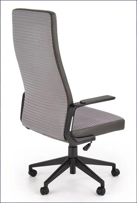 Popielaty fotel obrotowy do biura - Silver