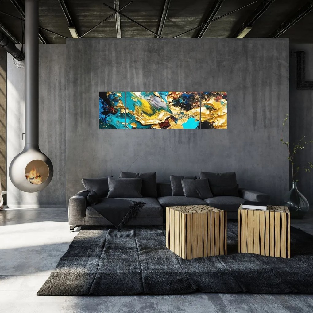 Obraz - Teksturowany obraz olejny (170x50 cm)