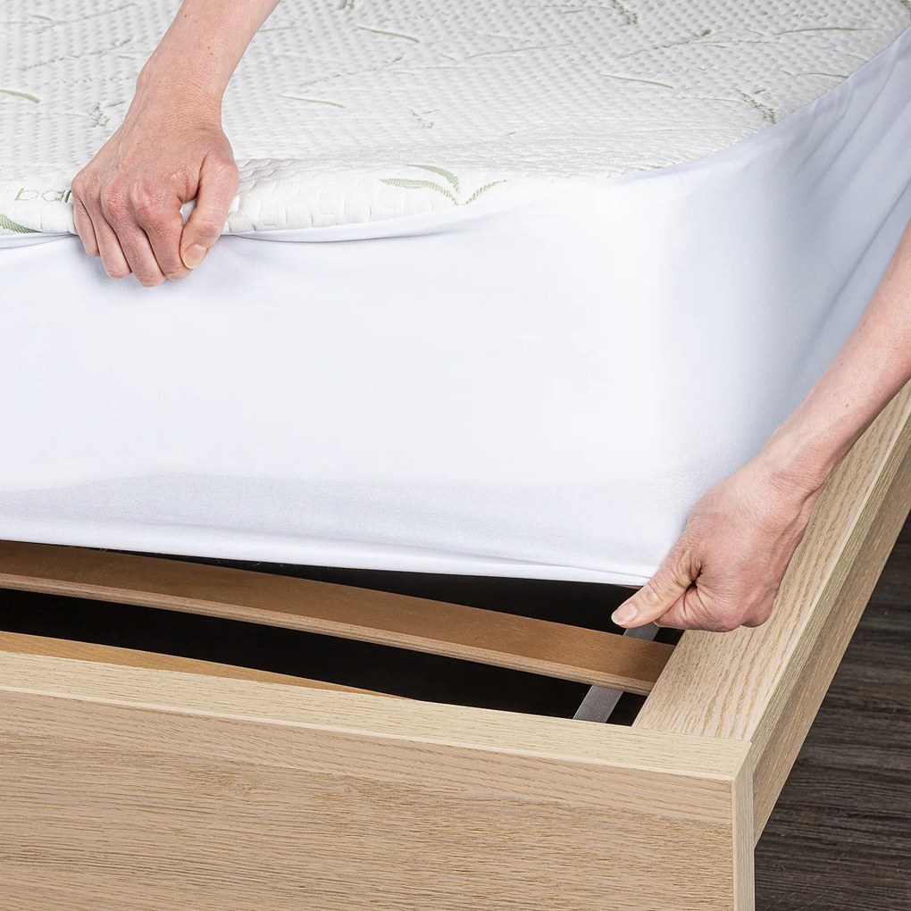 4Home Bamboo Wodoodporny ochraniacz na materac z lamówką, 200 x 200 cm