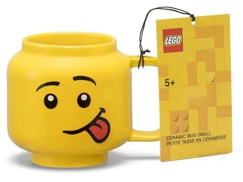 Żółty ceramiczny kubek dla dzieci 255 ml Head – LEGO®