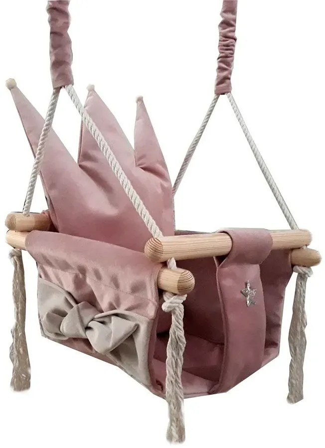 Różowa huśtawka dla dziewczynki N8-G14
