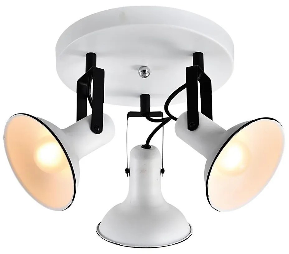 Prezent 75475 - Oświetlenie punktowe ANDORA 3xE14/40W/230V biały