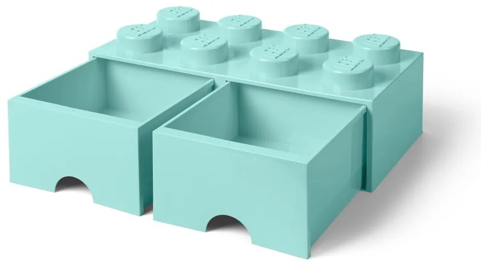 Miętowy pojemnik z 2 szufladami LEGO®