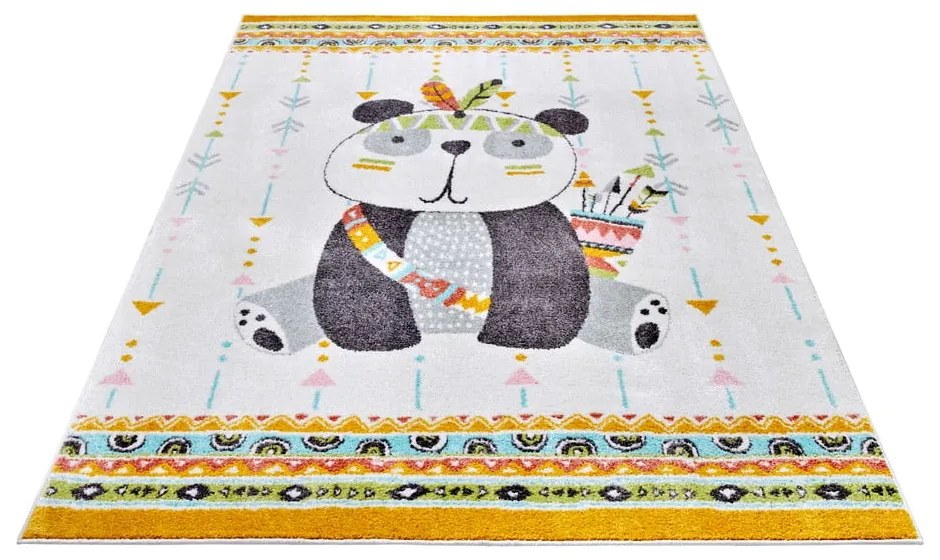 Kremowy dywan dziecięcy 120x170 cm Panda – Hanse Home