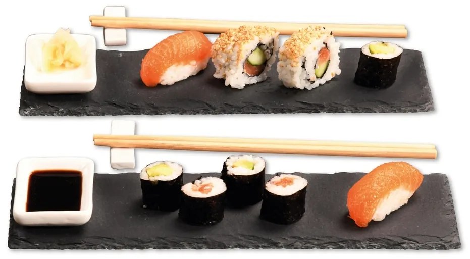 Kesper 38142 Łupkowy zestaw do sushi 8 szt.