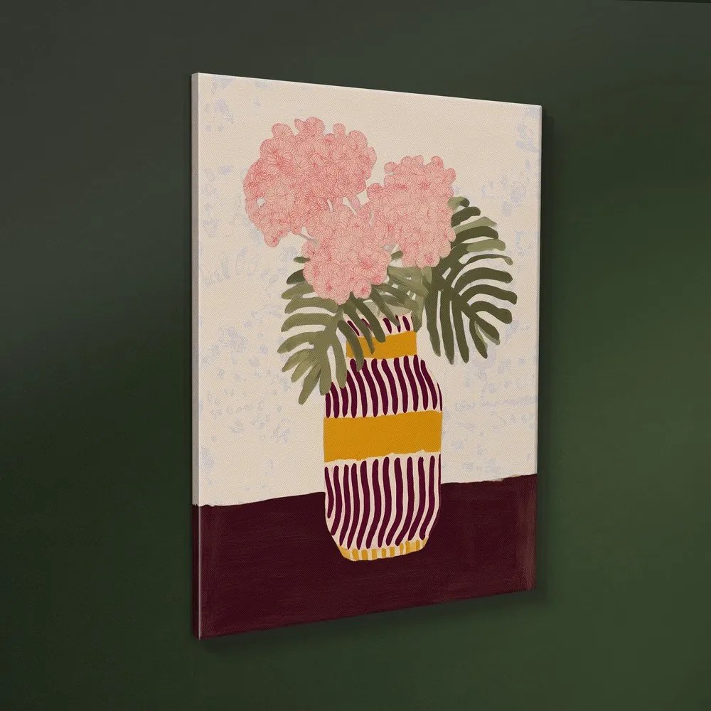 Obraz 60x80 cm Striped Vase – Styler
