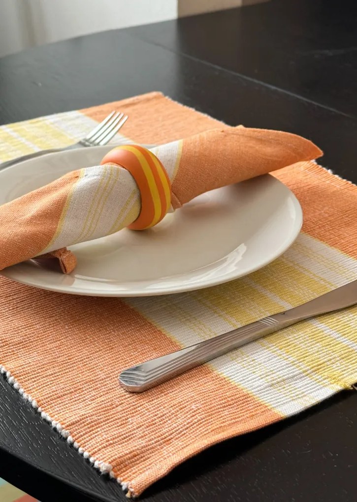 Praktyczne nakrycie stołu 32x47 cm z serwetką 40x40 cm FOOD Kolor: Zielony