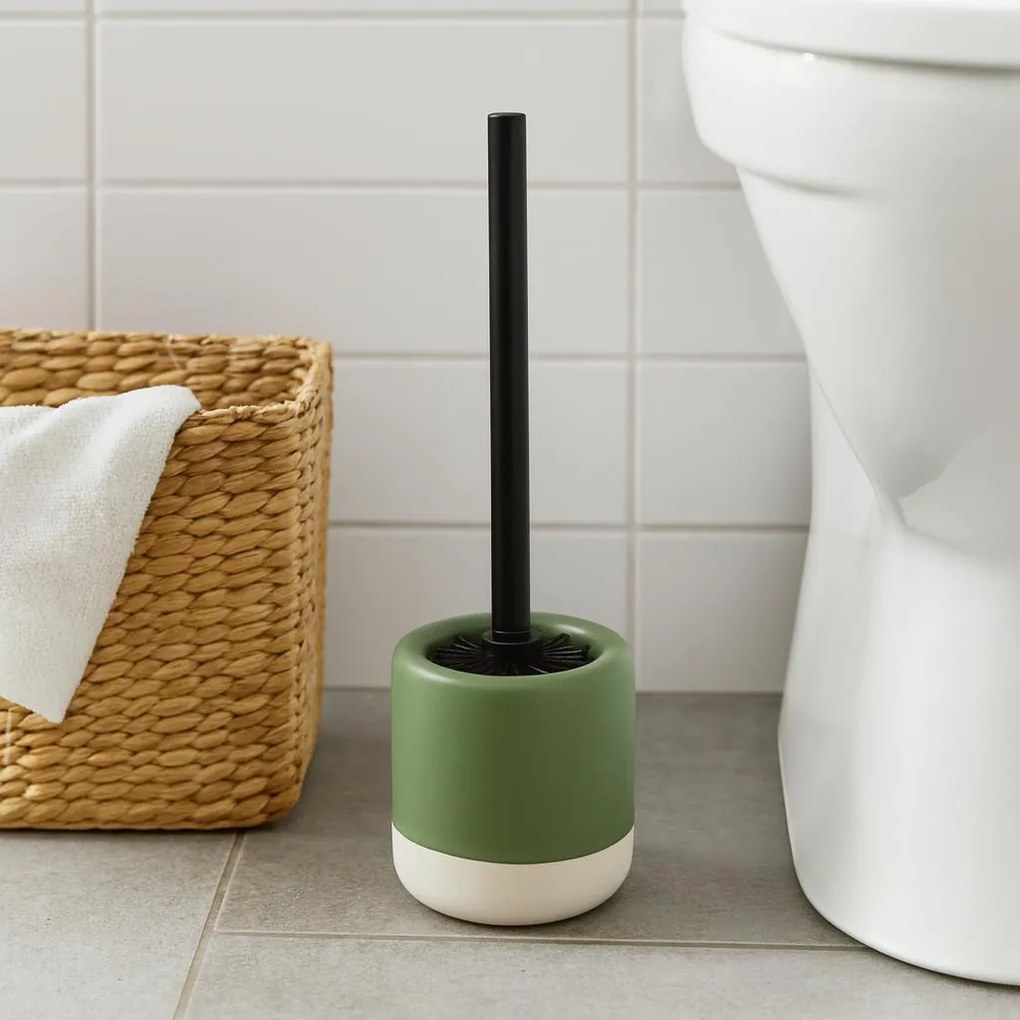 Szczotka wc z ceramicznym pojemnikiem THE PASTELS, Ø 11,6 x 38 cm