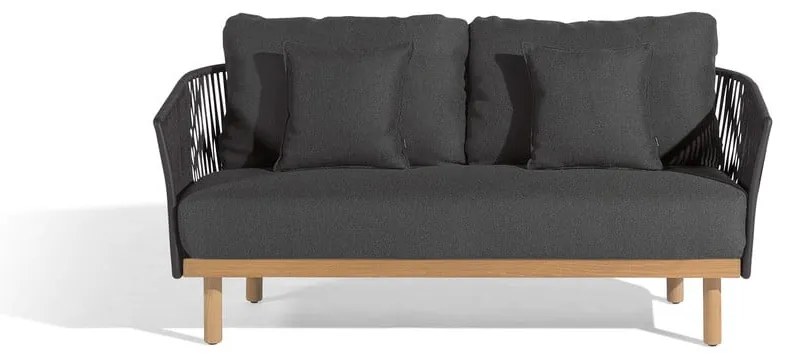 Ciemnoszara sofa ogrodowa Newport – Diphano