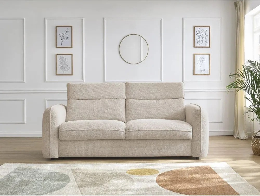 Beżowa sofa 216 cm Achille – Bobochic Paris
