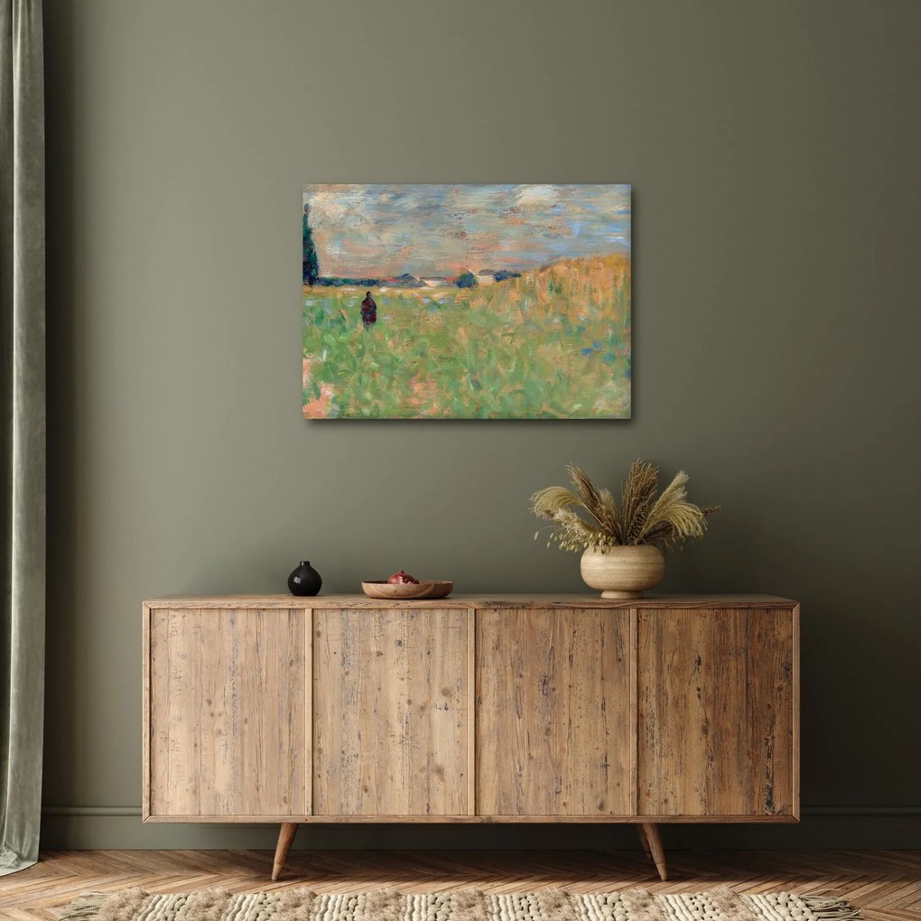 Obraz - Georges Seurat, A Summer Landscape, reprodukcje (70x50 cm)