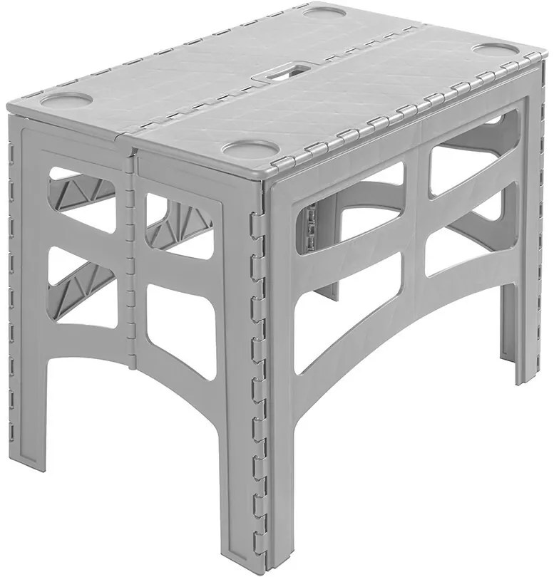 Keeeper Składany stół ogrodowy Timo L Nordic Grey, L