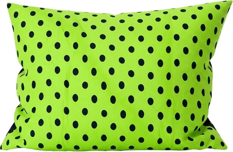 Polibawełniana poszewka na poduszkę COLAM GREEN POLY 50x70 cm, zielona