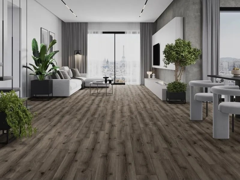 Mexen Sierra Vista panele winylowe 1240 x 182 mm SPC 6,5 mm, podkład IXPE 1,5 mm, 4 V-Fuga, Dąb - F1004-1240-182-505-4V1-01