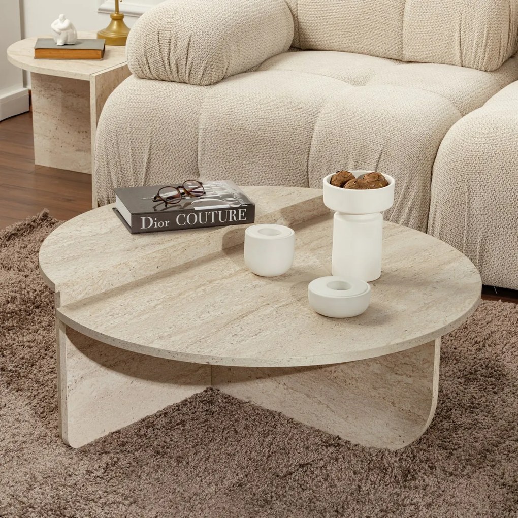 Stolik kawowy Orion Travertine