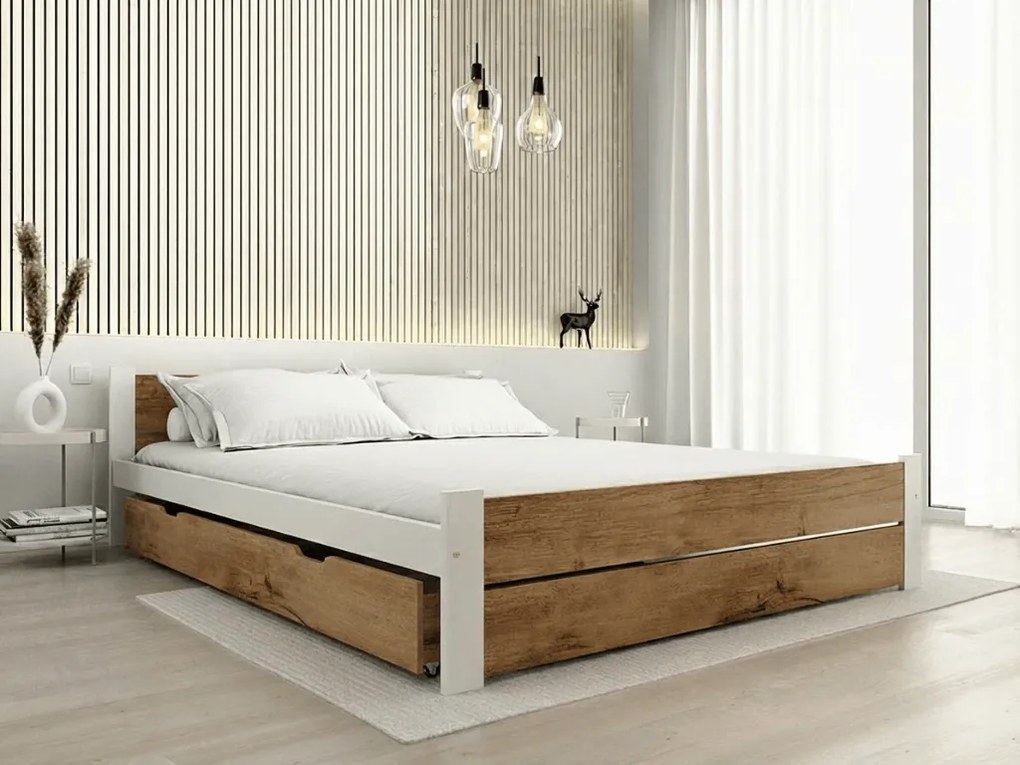 Pojemnik pod łóżko 150 cm, dąb artisan