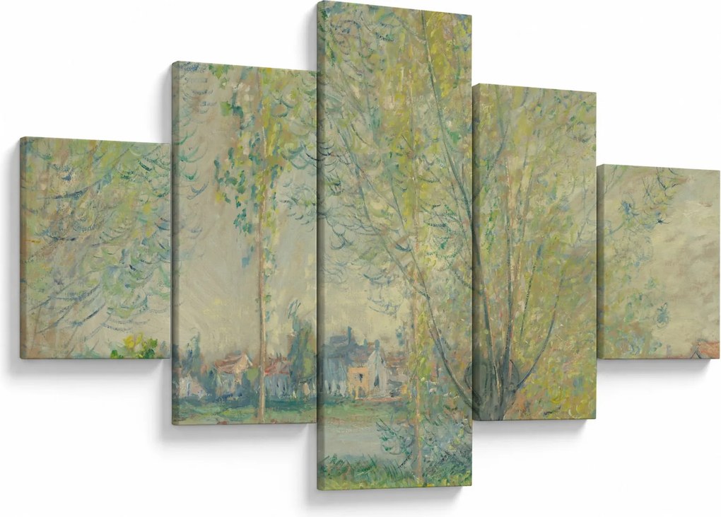 Obraz - Claude Monet, The Willows, reprodukcje (125x70 cm)