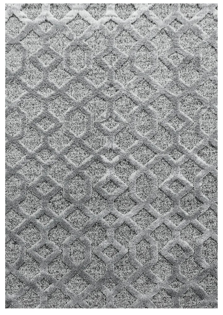 Dywan nowoczesny 3D La Casa szary 200 cm x 290 cm
