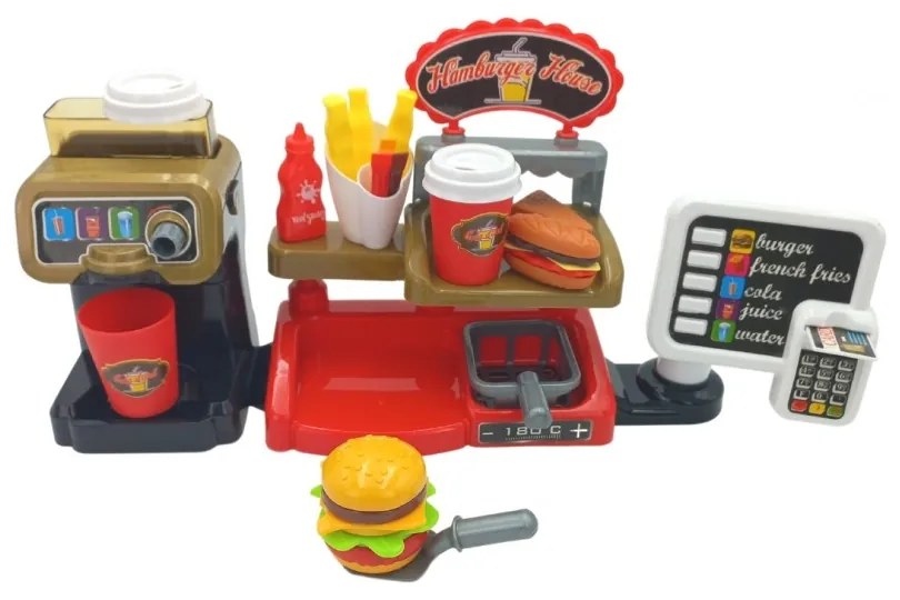 Woopie fast food xxl sklep restauracja kasa + dystrybutor napojów
