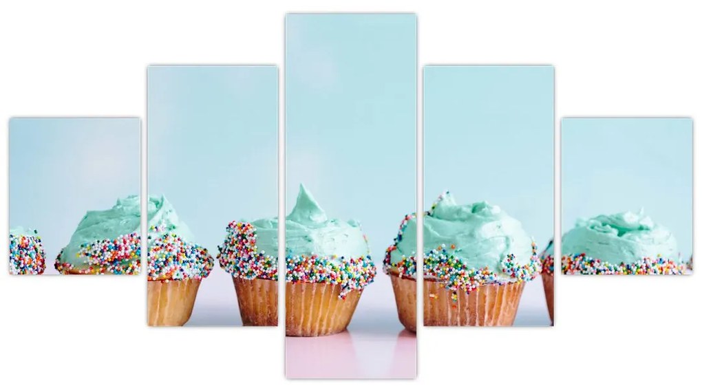 Obraz cupcakes (125x70 cm)