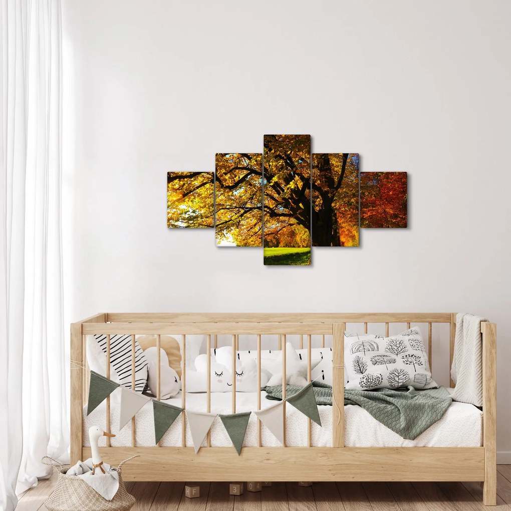 Obraz jesiennego drzewa (125x70 cm)