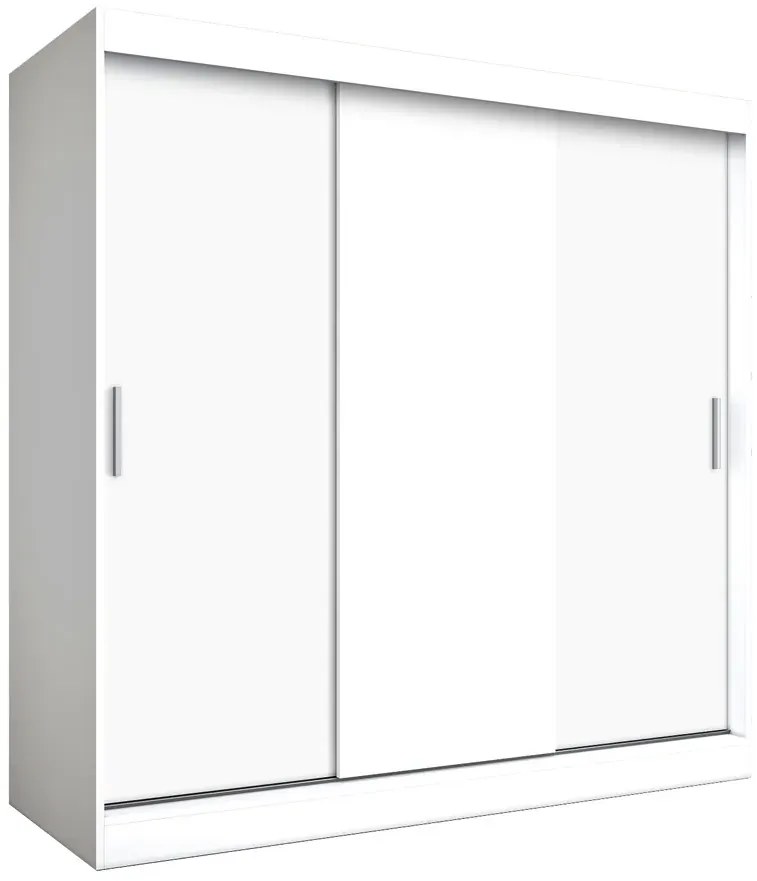 Szafa Przesuwna 200 Cm Biała H1-K65