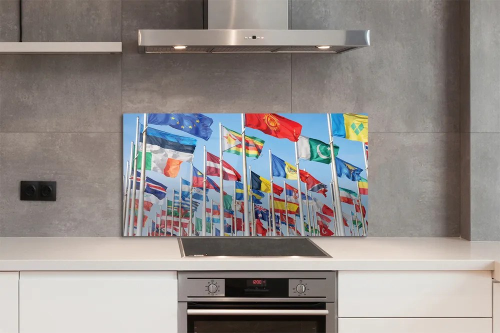 Szklany Panel Festiwal Flag Narodowych