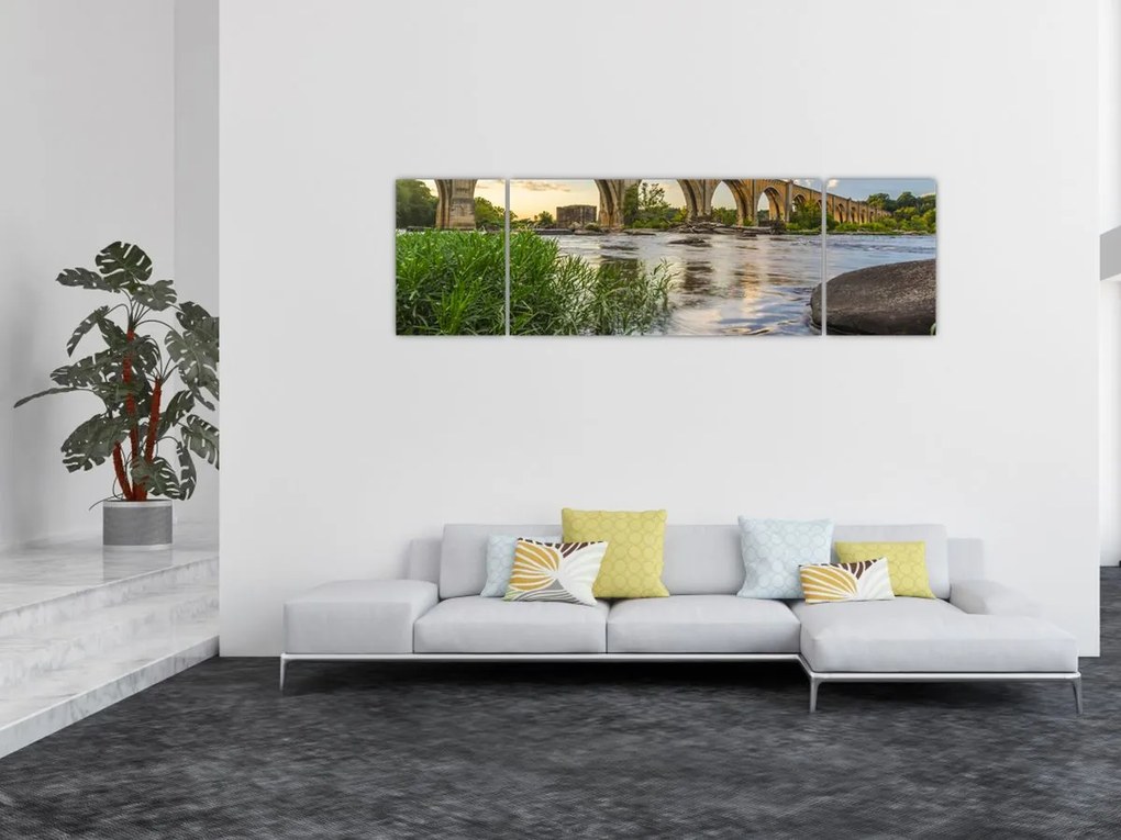Obraz - Most kolejowy w Richmond (170x50 cm)