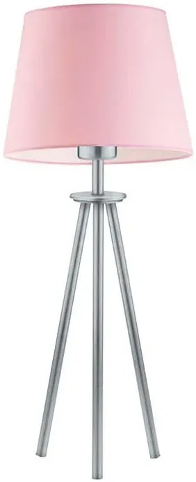 Lampka do sypialni na srebrnym stelażu - EX915-Ritan - 18 kolorów
