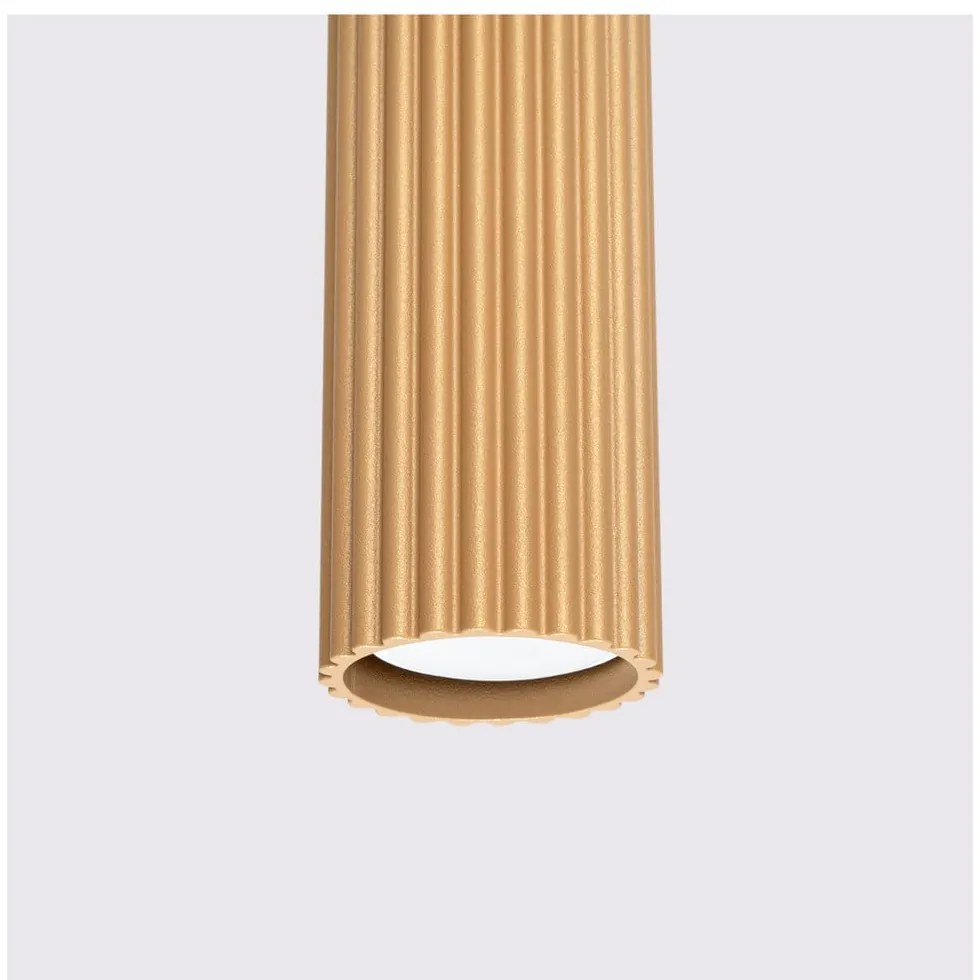 Lampa wisząca w kolorze złota Gleam – Sollux