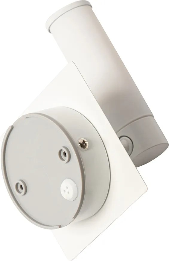 Nowoczesna lampa ścienna do łazienki biała IP44 - Bath