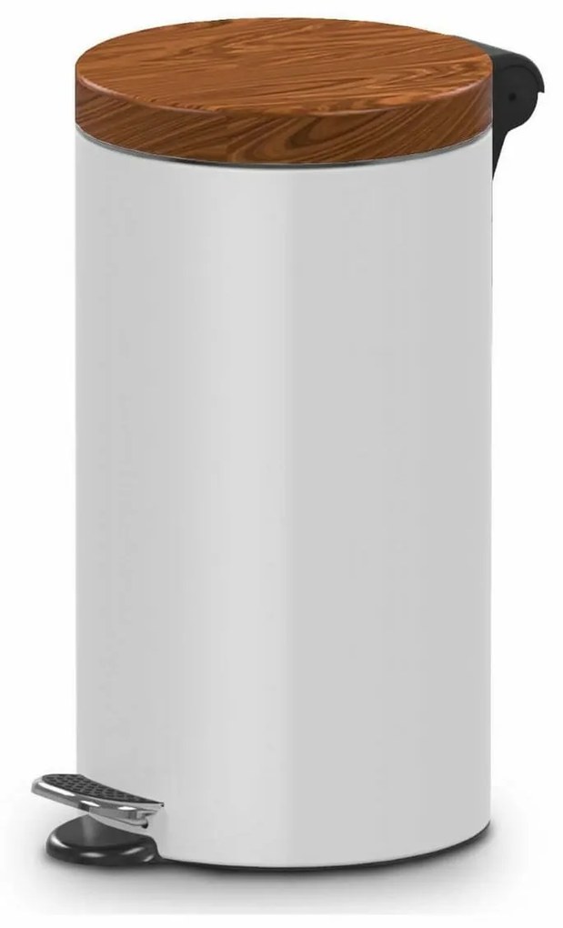 Kosz pedałowy Alda Sherwood Freedom Fresh 30 l,biały, 30 l