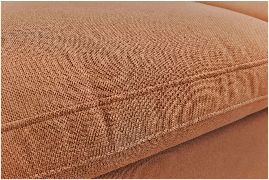 Pomarańczowa sofa 250 cm Belair – Bobochic Paris