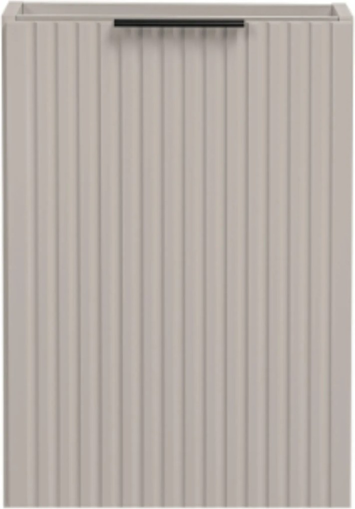 Szafka wisząca pod umywalkę kaszmir ryflowany front 40 x 22 cm ASTROS